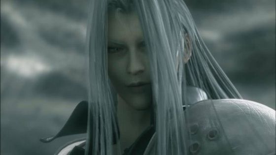  If Sephiroth smiles, run, oder Du die...just kidding! Ok, if Du are Cloud, then YES Du would die...