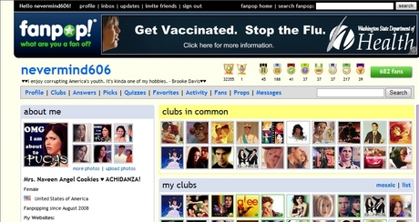  Lol! Thanks, fanpop... I really wanted to know what clubs I have in common with myself.