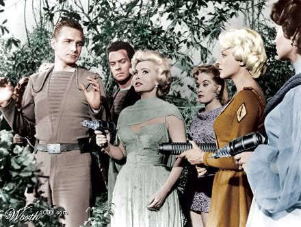  Q - Queen of outer space(1958) zsa zsa garbor