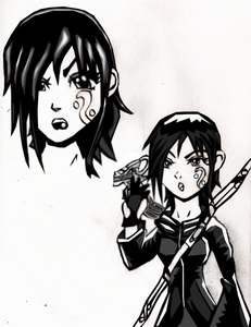 By now, Leon had snuck away, still carrying Ixurla. Yuffie had stayed behind with Typho. Typho still 
