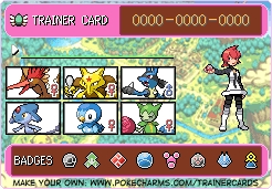 This is my team from Pokemon Diamond