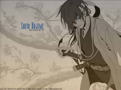 Saitō Hajime! From some game... Love it!