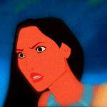  Pocahontas angry, one of the two times she's pissed throughout the film ;D