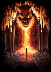 Hello earthia, Welcome to "The Gates Of Hell". 

Do you Get it? 
