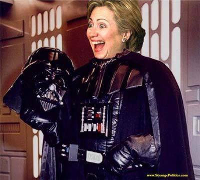 You get Darth Hillary. May the force be with you.

*inserts Yoda*


