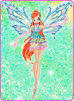  Name: Bloom Age: 16 Home: Planet:Domino Looks:flaming red hair blue eyes wears a blue and yellow