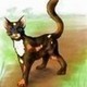 Mistyflower-gorgeous dappled tortoiseshell she-cat with (a) white chest, tail-tip, paws, and muzzle a