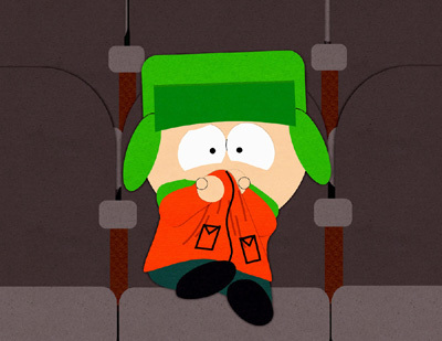  - cartman beats the penguins up and they are dead - aaaa - watches from sidelines like kyle when scar