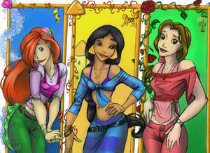 ^^lmao- that's one of my favorites!

Here's three modernized princesses- Ariel (who doesn't look the 