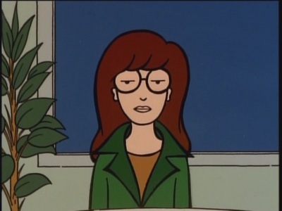  Daria was on MTV, but you're thinking in the right direction. It's an animated show. Does she look fa