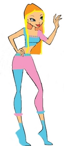 Age when the picture was drawn: 17
Name: Britney
Outfit: PJ
Bio: Britney and her best friend is on th
