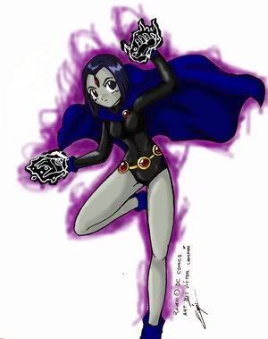 Name: Raven 
age: 15 
power: Dark 
bio: Her father is wery evil.She wus born to distoi planet.she 