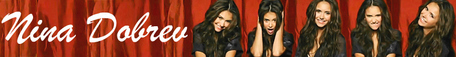 Heres a cute banner I found on <a href="http://www.fanpop.com/spots/nina-dobrev/images/10907418/title