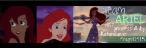 YAY! I'm in team Ariel now! And I'm a captain! =D

Anyway's, here's the banner I posted for the first
