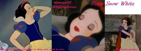 Nothing could dampen
Cinderella's hopes and dreams
For a better life
(Cinderella)

Snow White is