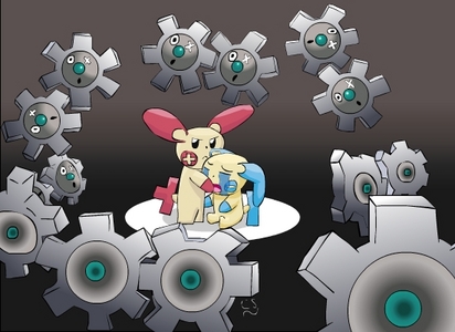 gear the steel type pokemon and gear pokemon   it loooks ok and coool i have high hopes of moves for 
