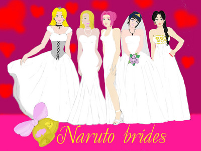 Naruto brides.In this picture,Hinata is my fav.