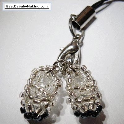 Hi,

Just finished my tutorial for the month, it's a pair of beaded 3D shoes charm which I made wit