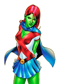  Miss Martian is a White Martian known as M'gann M'orzz. She serves as a member of the Teen Titans dur