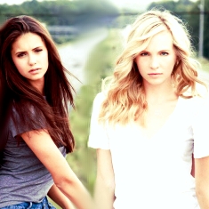  We need a banner for the spot. Could someone make a beautiful banner about Elena and Caroline?! I'd b