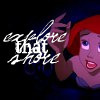 This game is fairly simple.

I will take a word that describes Ariel. 
You take the LAST letter of th