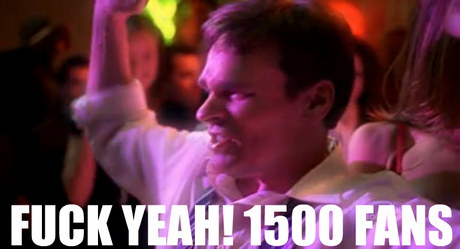  Whoa! we got to the 1500 Фаны way faster than I expected O.O Keep it up Wilson Влюбленные :D