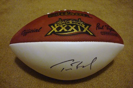  This amazing football is up for raffle on August 28th at $5 per ticket. Maximum of 1000 tickets to b