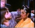 Aww so cute in curlers!! - michael-jackson photo
