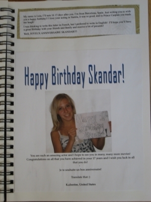 Candids / Misc > Scrapbook for Skandar's 17th Birthday