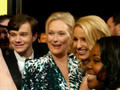 Chris, Dianna & Amber with Meryl Streep @ 16th Annual SAG Awards - glee photo
