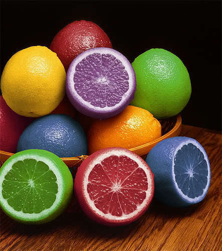  Colorful frutas