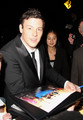 Cory Monteith outside Chateau Marmont after the SAG awards - glee photo