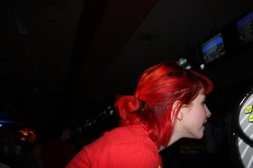  Hayley, Erica and Chad on bowling in Nashville
