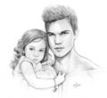 Jacob & Renesmee - twilight-series fan art