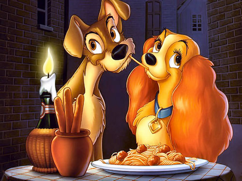 Lady & the Tramp - disneys-lady-and-the-tramp Wallpaper
