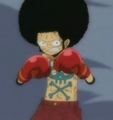 Luffy With An Afro - monkey-d-luffy photo