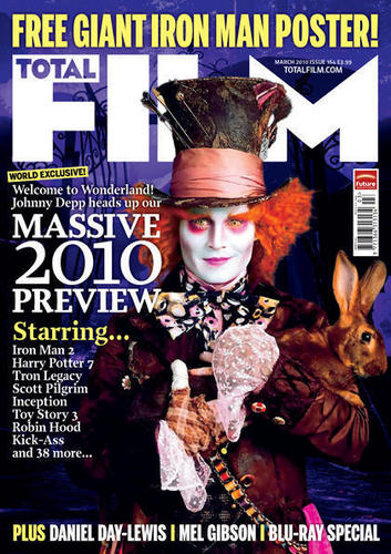  Mad Hatter total Film Movie Magazine Cover