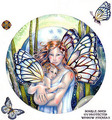 Mother and child - butterflies fan art