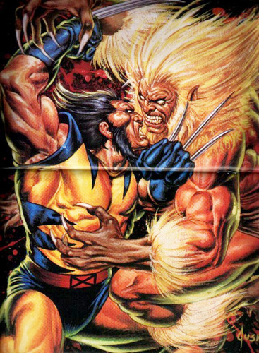  Sabretooth and Wolverine