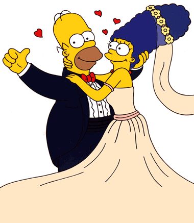  homer and marge