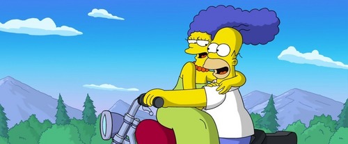  homer and marge foto's