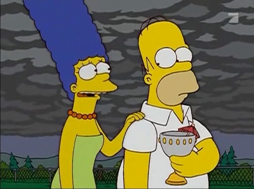  homer and marge 照片
