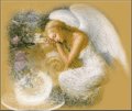 Angel Resting,Animated - angels fan art