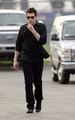 Cory Monteith On Set - January 29th - glee photo