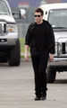Cory Monteith On Set - January 29th - glee photo