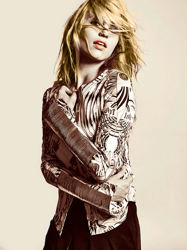 Dianna Agron - Interview Magazine - Photo with color
