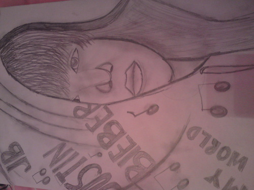  my other JUSTIN BIEBER drawing