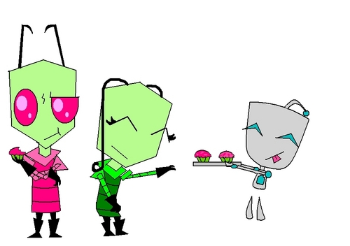 Gir and his cupcakes