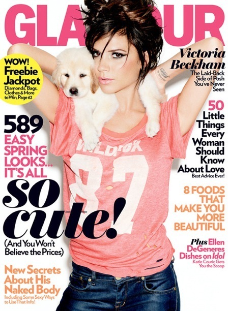 Glamour Magazine (March 2010) - Victoria Beckham 450x612