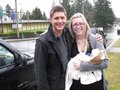 JENSEN  and JARED with Baby Hudson - supernatural photo